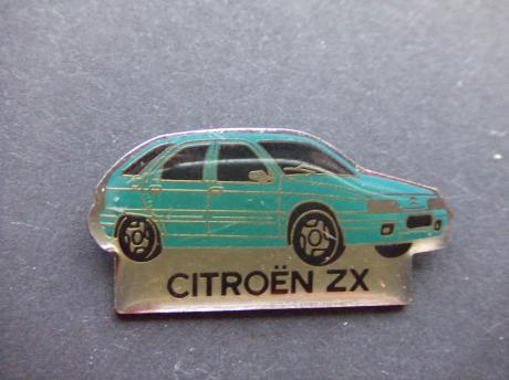 Citroën ZX personenauto blauw model